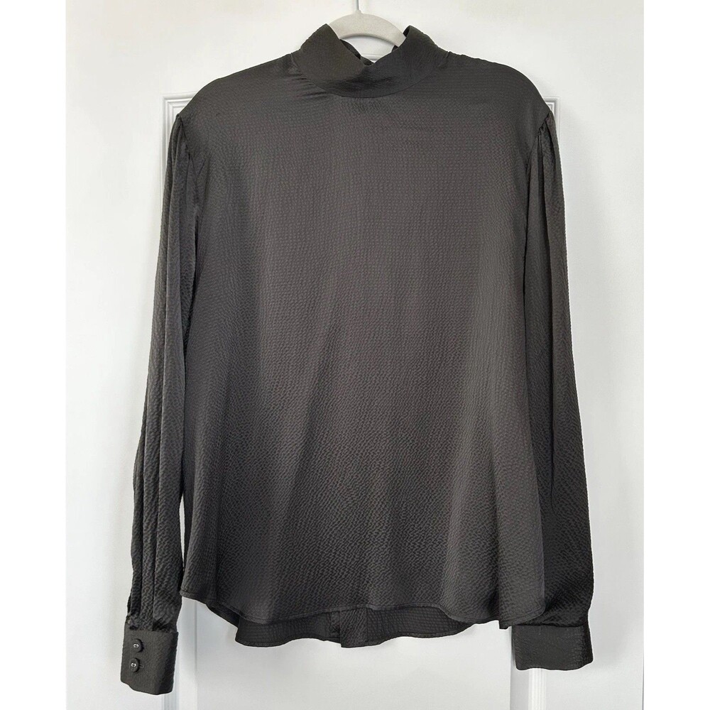 NWT Rachel Comey Prina Silk Button-Back Blouse - Picture 4 of 16